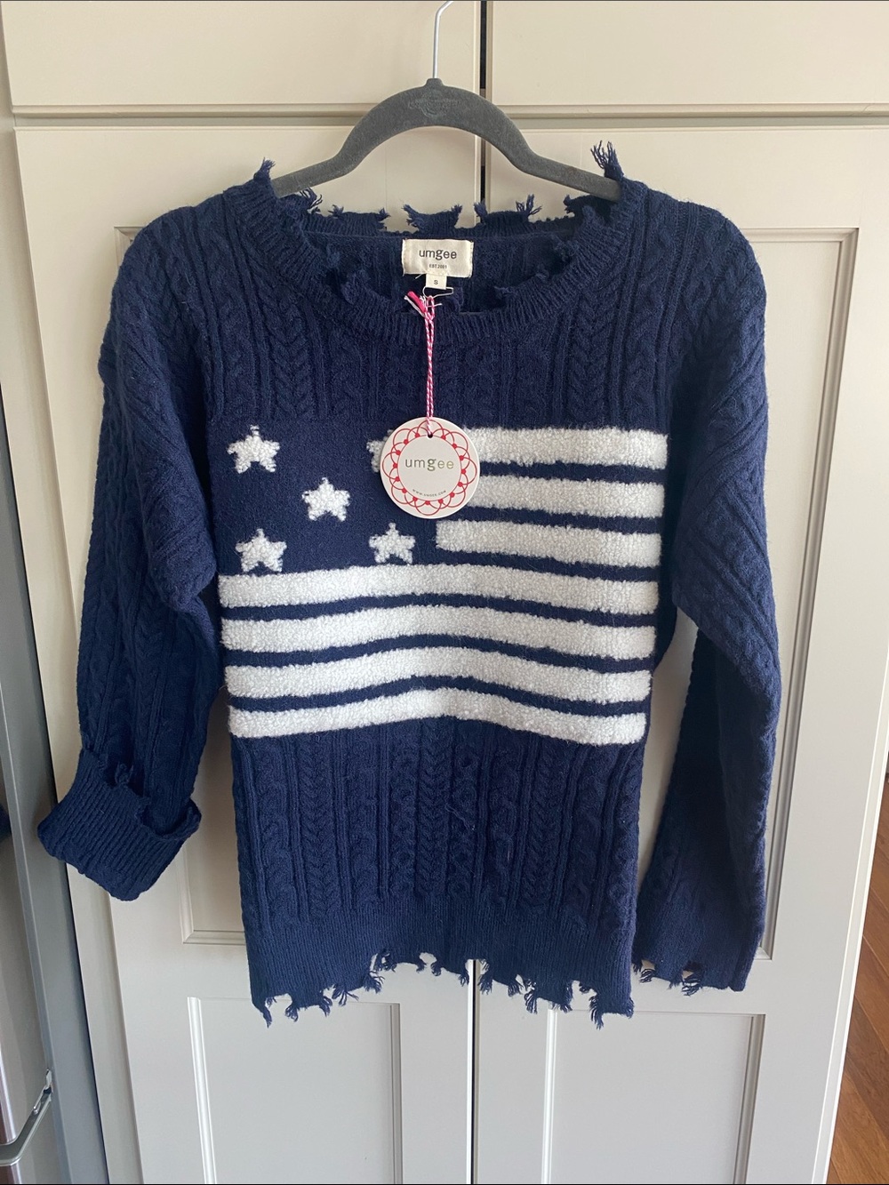 American flag sweater